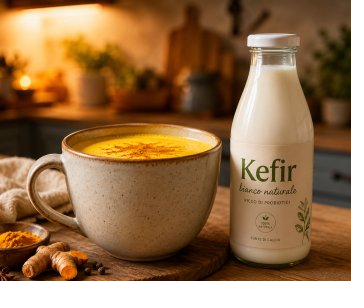 Golden Milk come colazione, con kefir